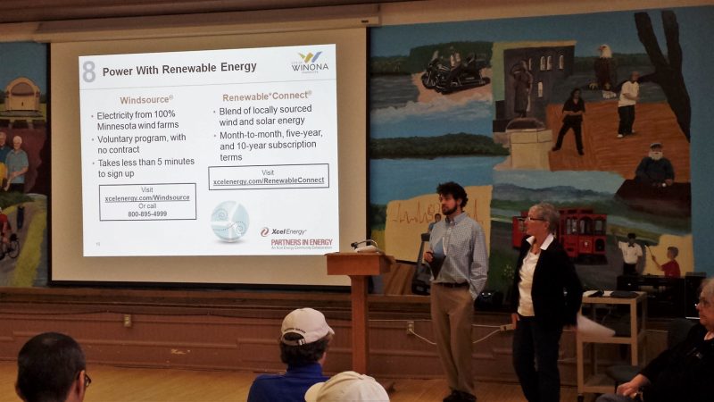 Winona Residents Plan for Energy Conservation